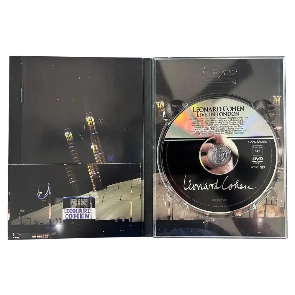 Leonard Cohen Live in London DVD 2009 O2 Arena Concert Hallelujah Sony Music